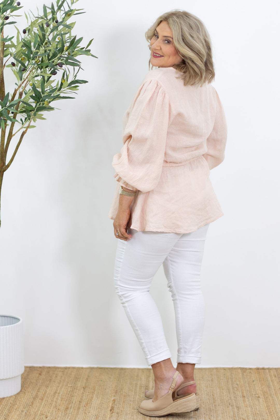 Catalan Top | Peony Pink