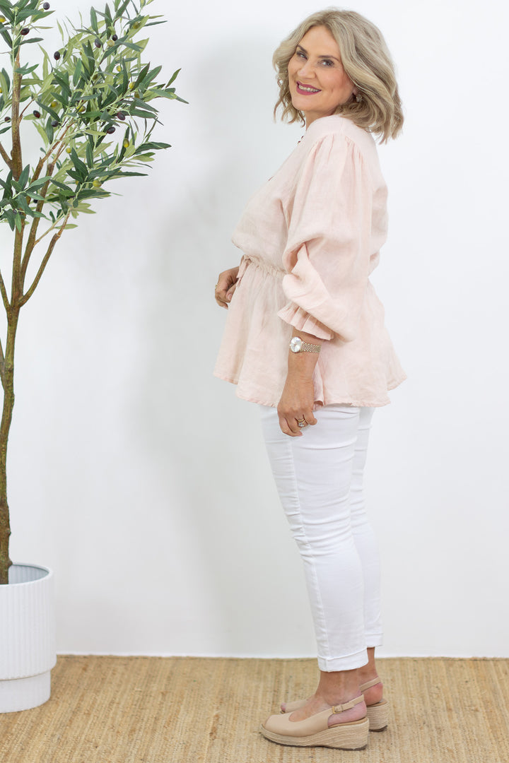 Catalan Top | Peony Pink