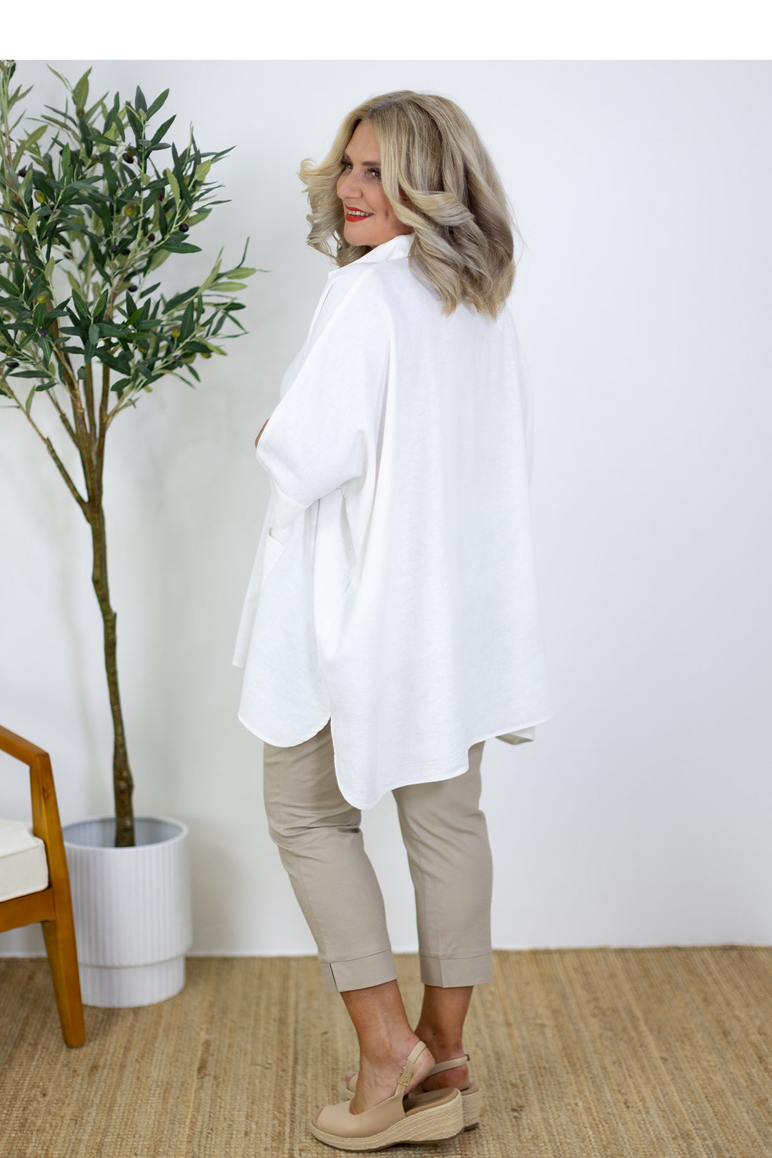 Oxford Oversized Shirt | White