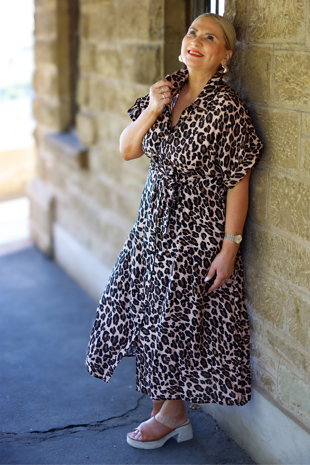 Camilla Shirt Dress | Leopard