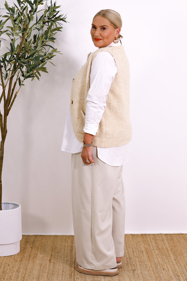 Crema Vest | Cream