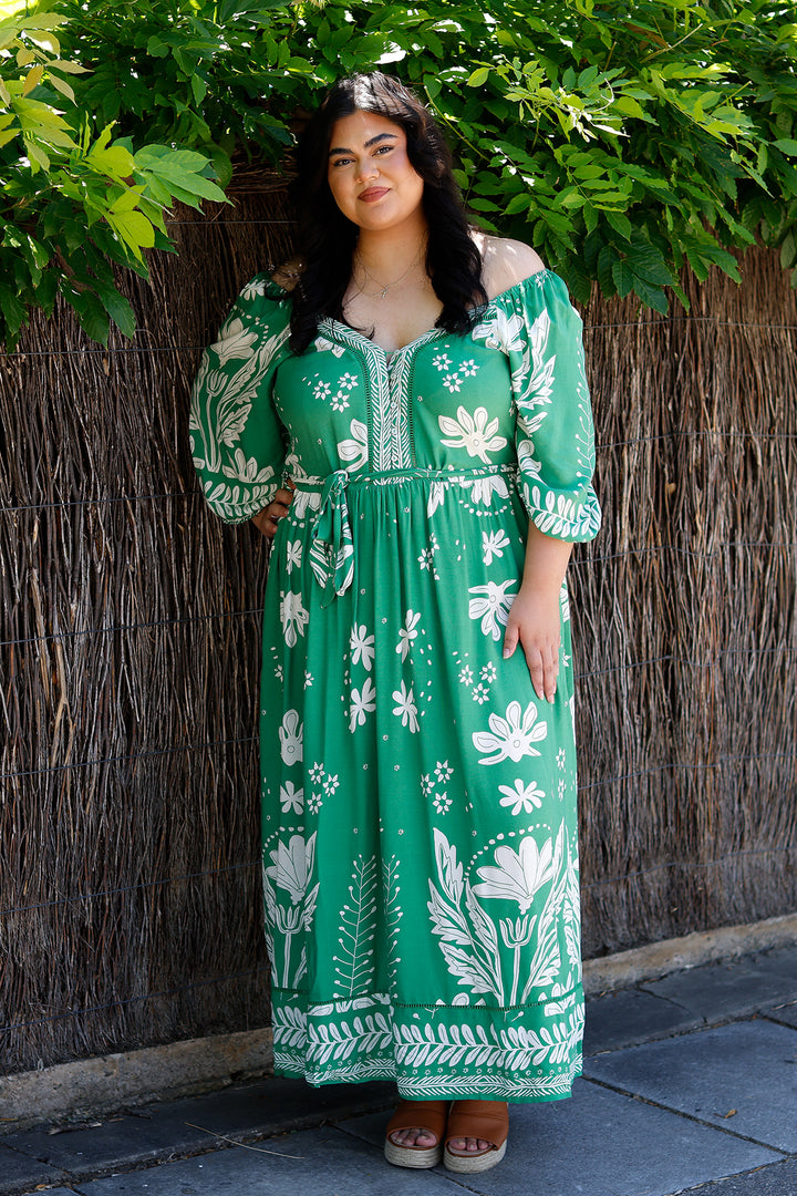 Linden Dress | GREEN