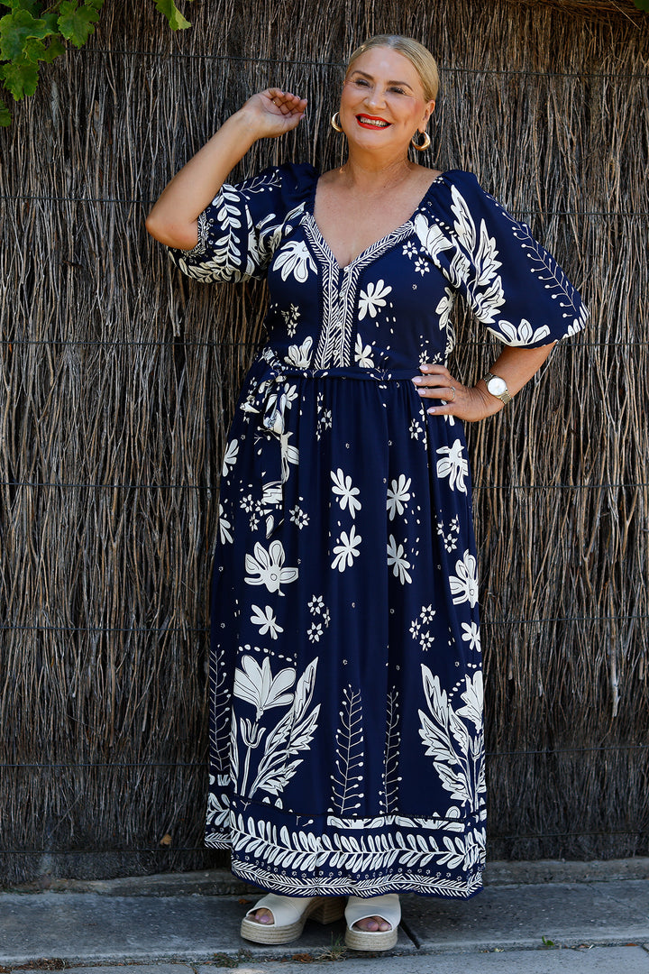 Linden Dress |NAVY