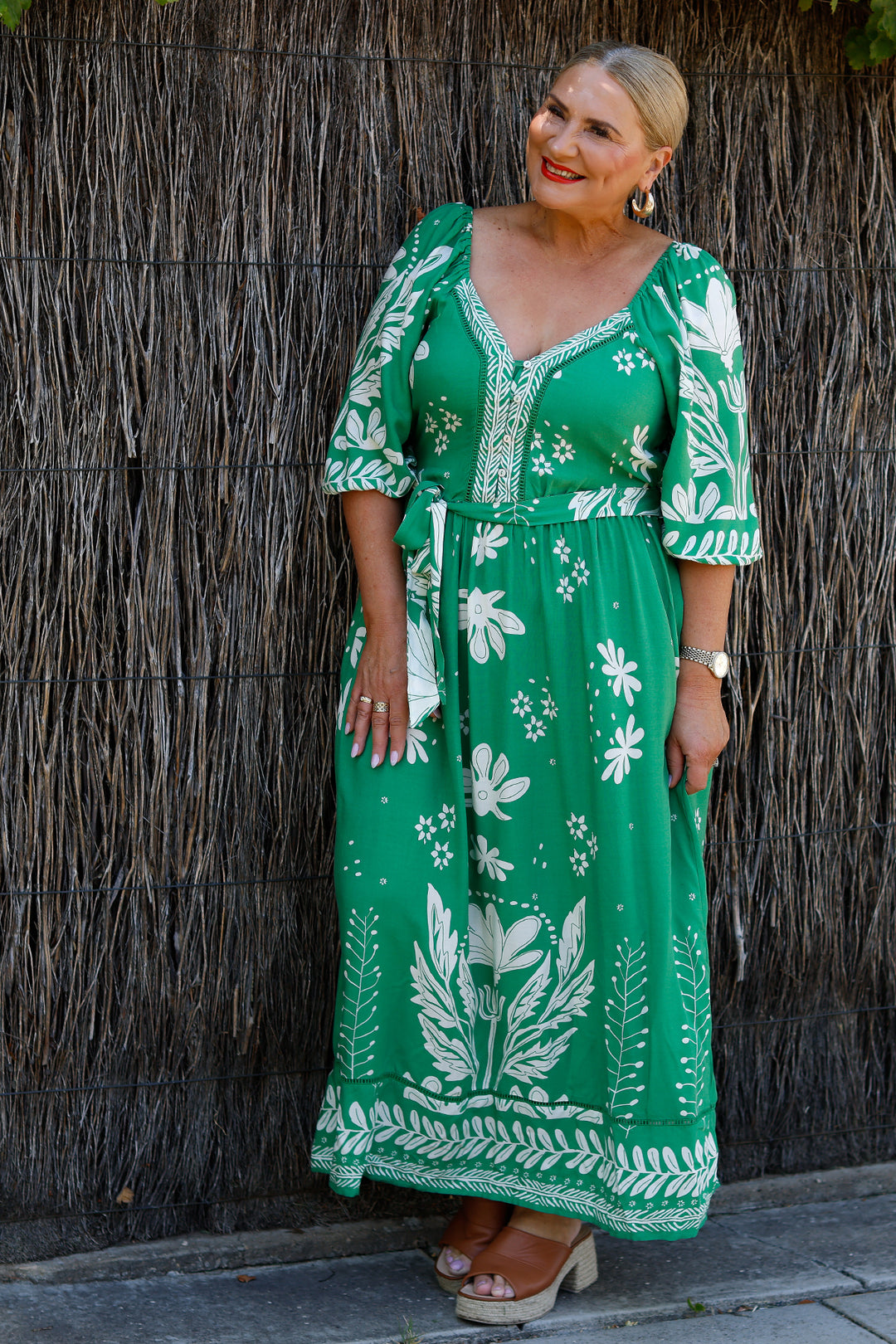 Linden Dress | GREEN