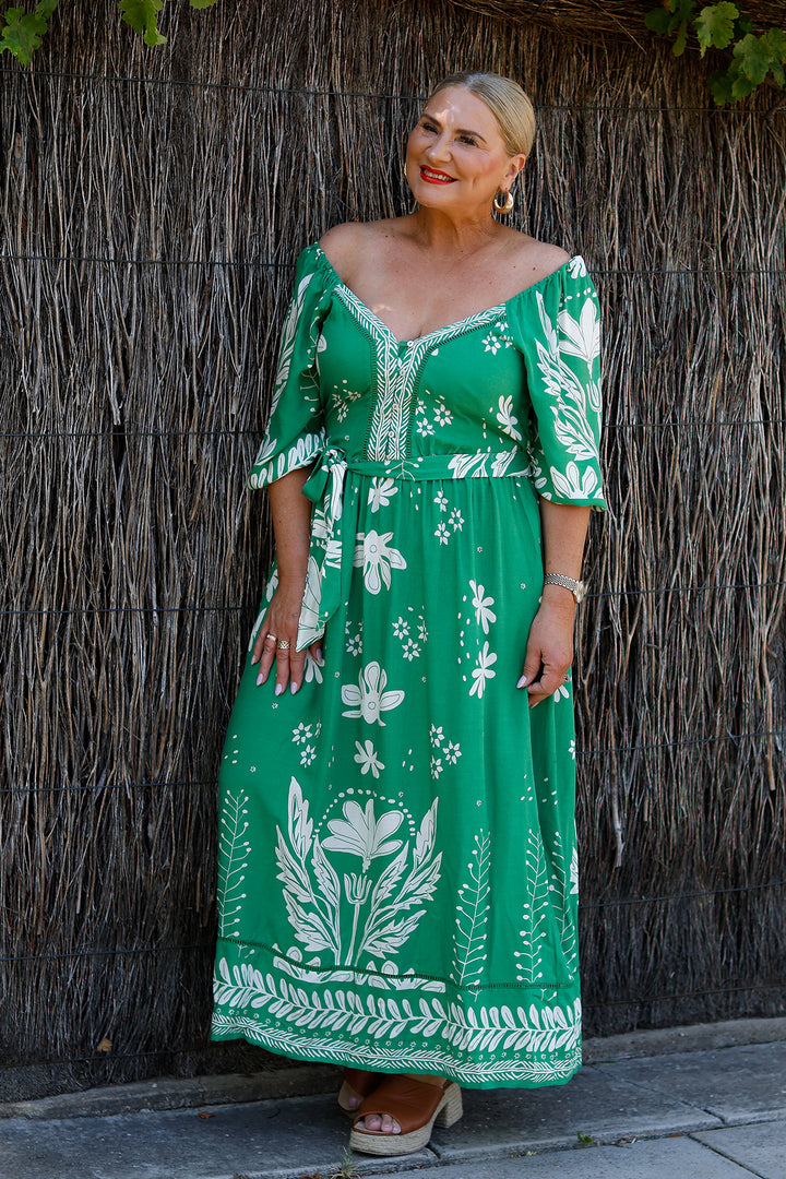 Linden Dress | GREEN