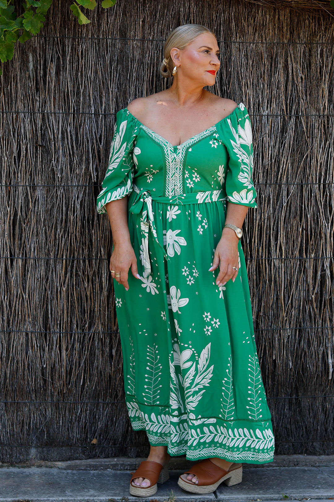 Linden Dress | GREEN