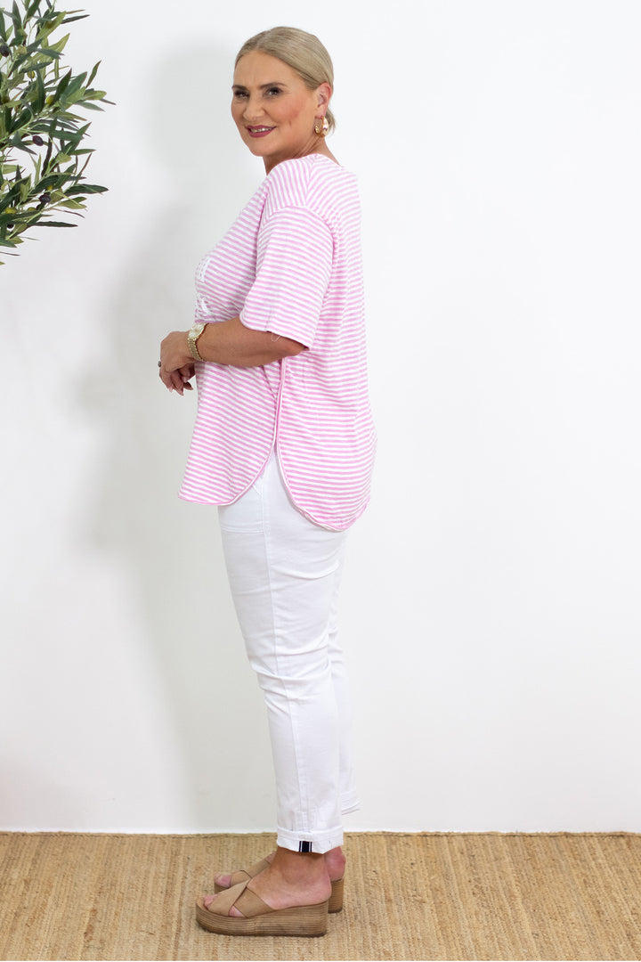 La Glace T-Shirt | Musk Pink