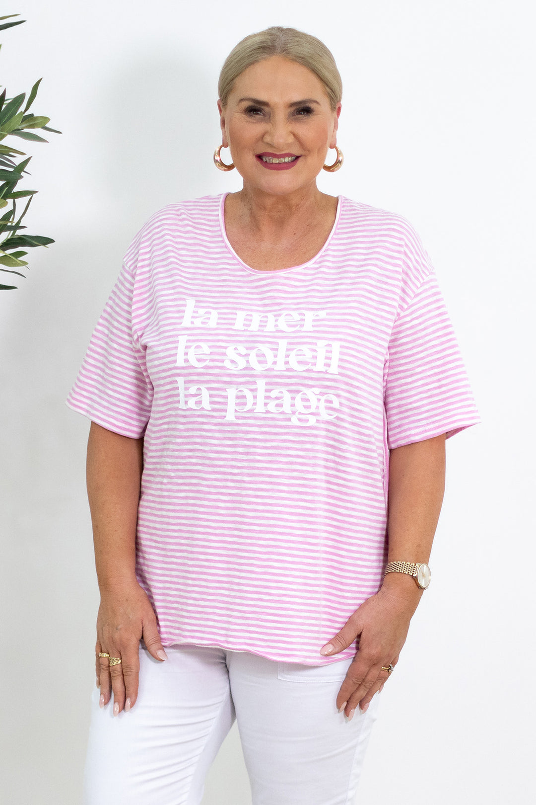 La Glace T-Shirt | Musk Pink