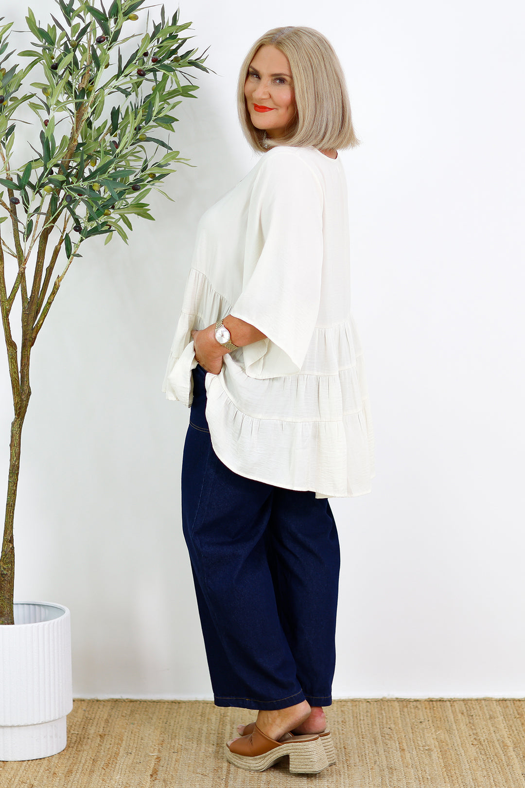 Aster Relax Top | Creme