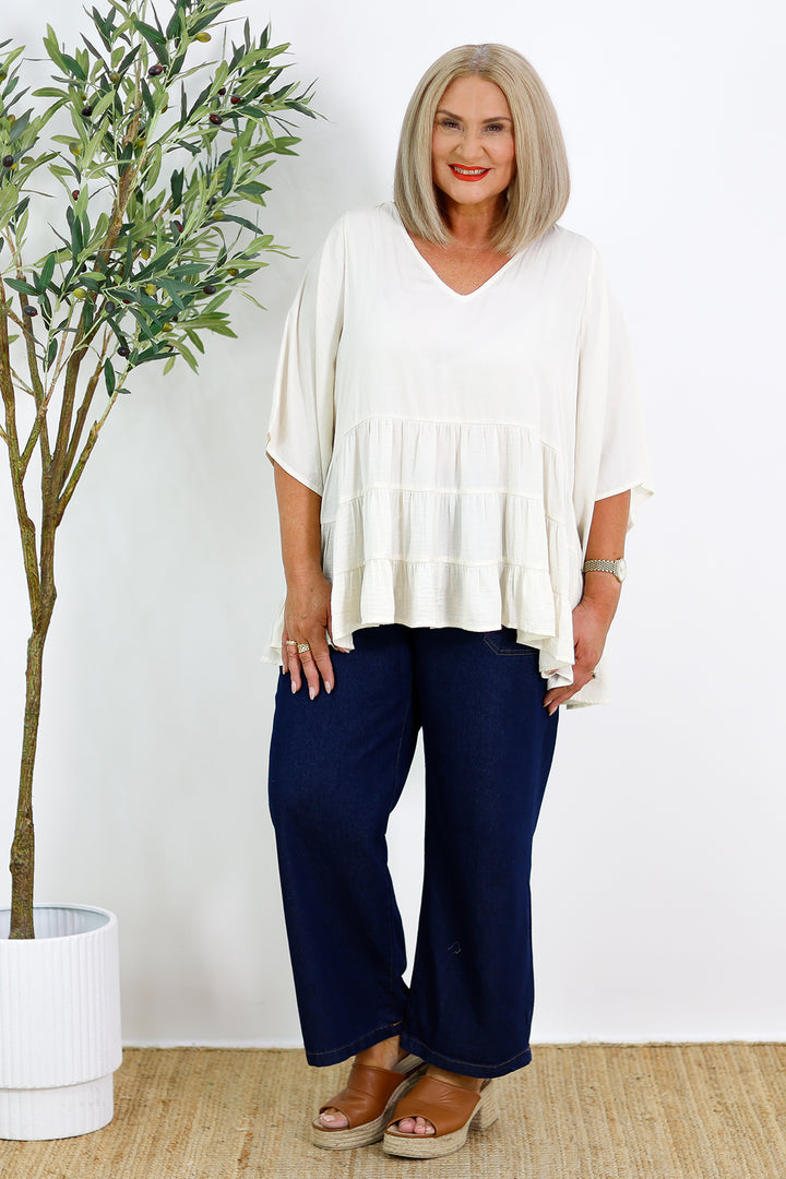 Aster Relax Top | Creme