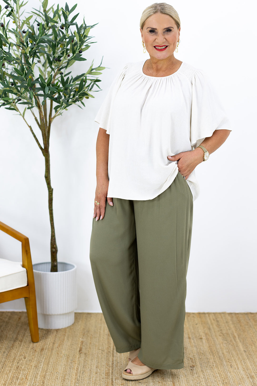 Eadie Pant | Khaki